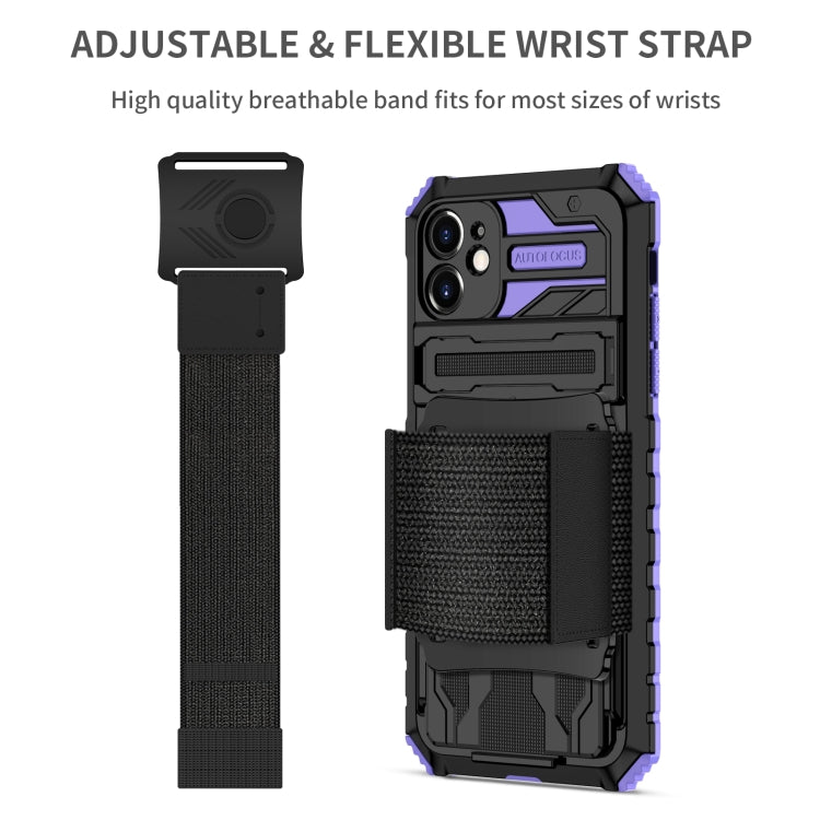 For iPhone 11 Kickstand Detachable Armband Phone Case
