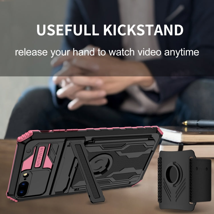 Kickstand Detachable Armband Phone Case For iPhone 7 Plus / 8 Plus