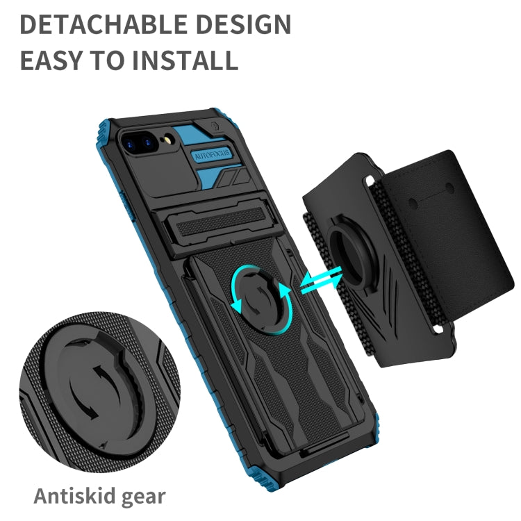 Kickstand Detachable Armband Phone Case For iPhone 7 Plus / 8 Plus