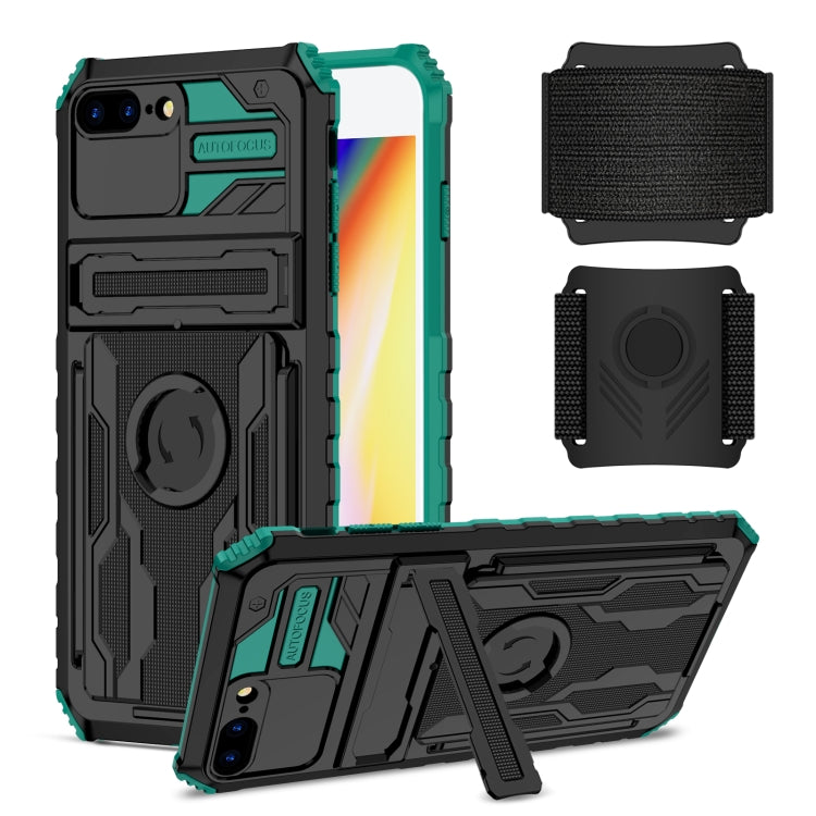 Kickstand Detachable Armband Phone Case For iPhone 7 Plus / 8 Plus