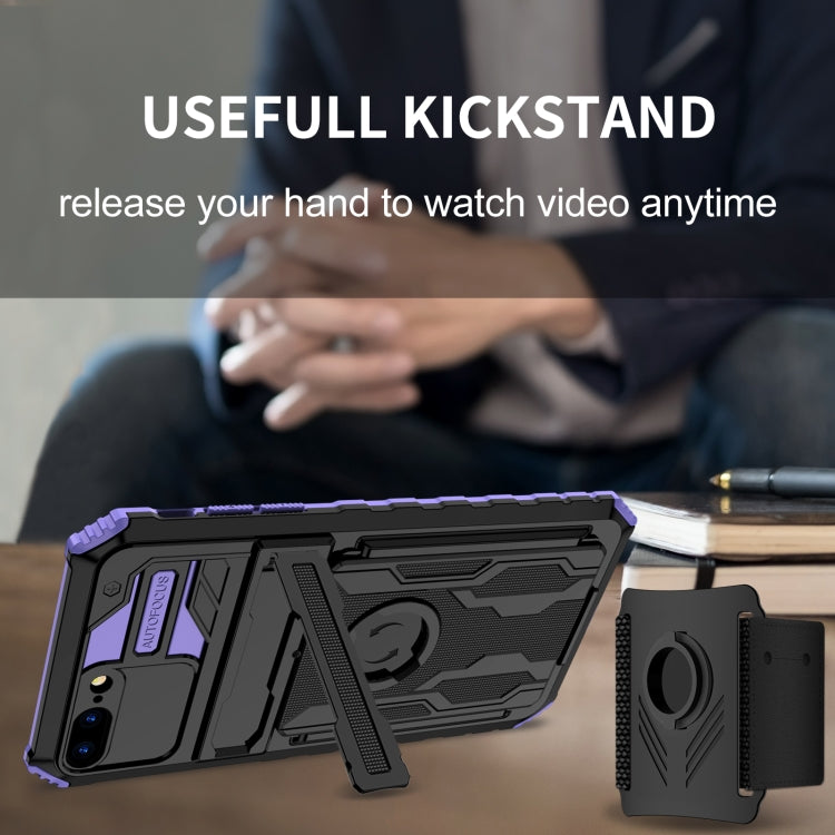 Kickstand Detachable Armband Phone Case For iPhone 7 Plus / 8 Plus