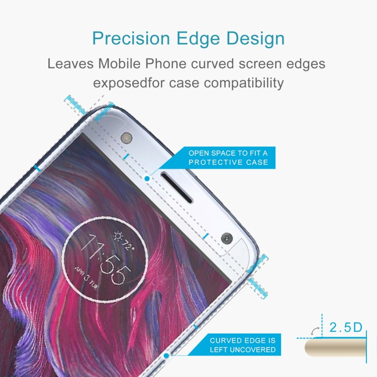 10 PCS 0.26mm 9H 2.5D Tempered Glass Film For Motorola Moto X4