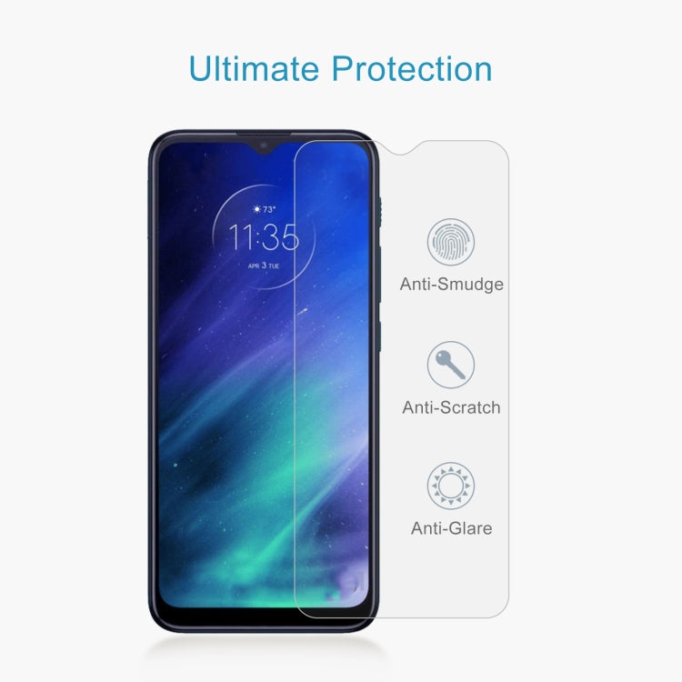 10 PCS 0.26mm 9H 2.5D Tempered Glass Film For Motorola One Fusion