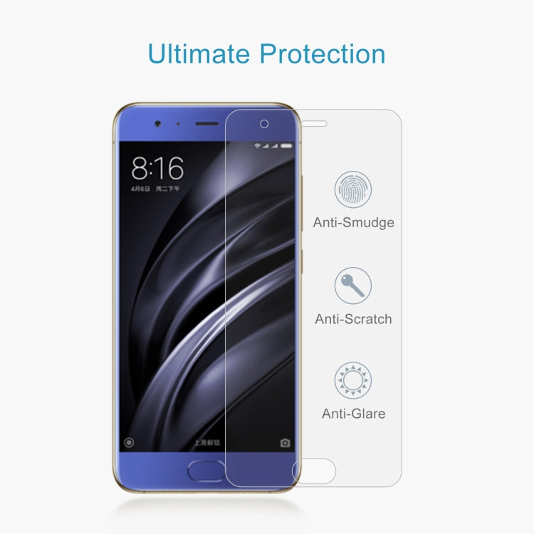 10 PCS 0.26mm 9H 2.5D Tempered Glass Film For Xiaomi Mi 6 Plus