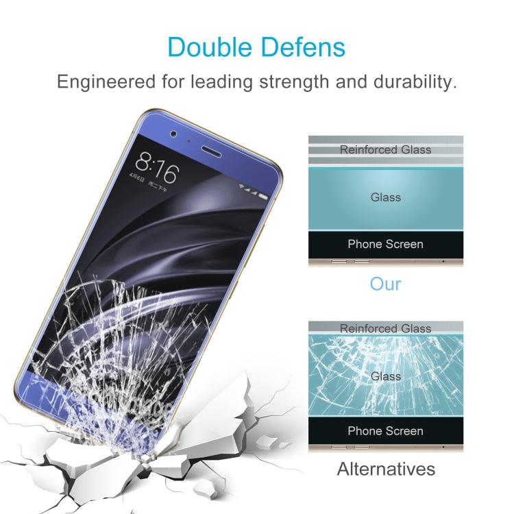 10 PCS 0.26mm 9H 2.5D Tempered Glass Film For Xiaomi Mi 6 Plus