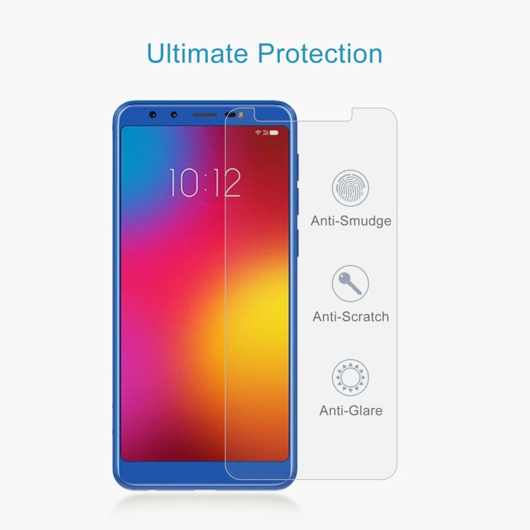 50 PCS 0.26mm 9H 2.5D Tempered Glass Film For Lenovo K9