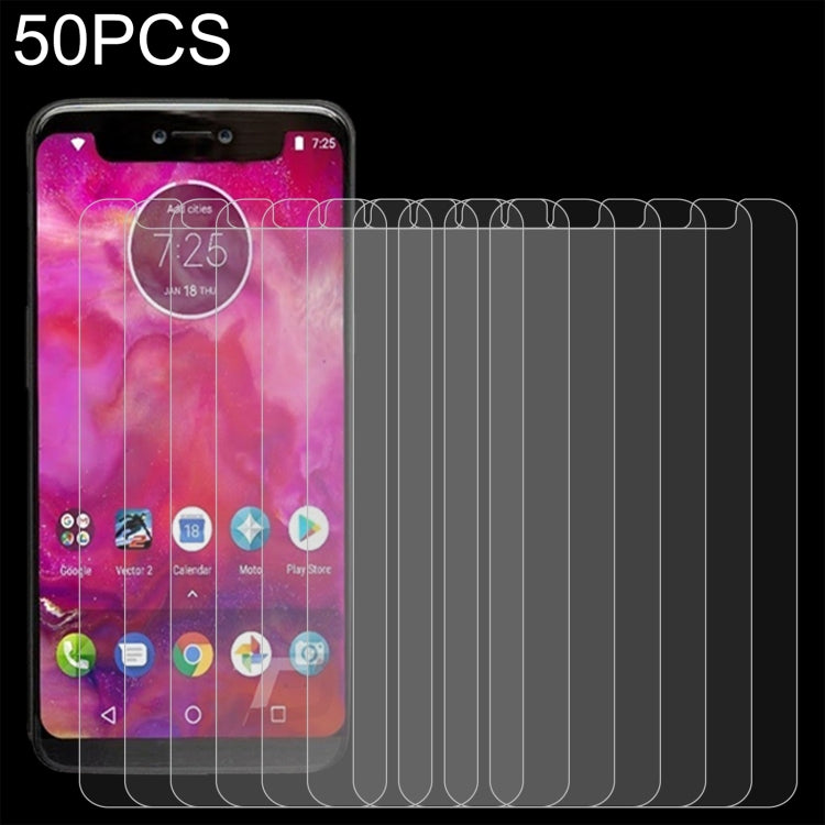 50 PCS 0.26mm 9H 2.5D Tempered Glass Film For Motorola Moto X5
