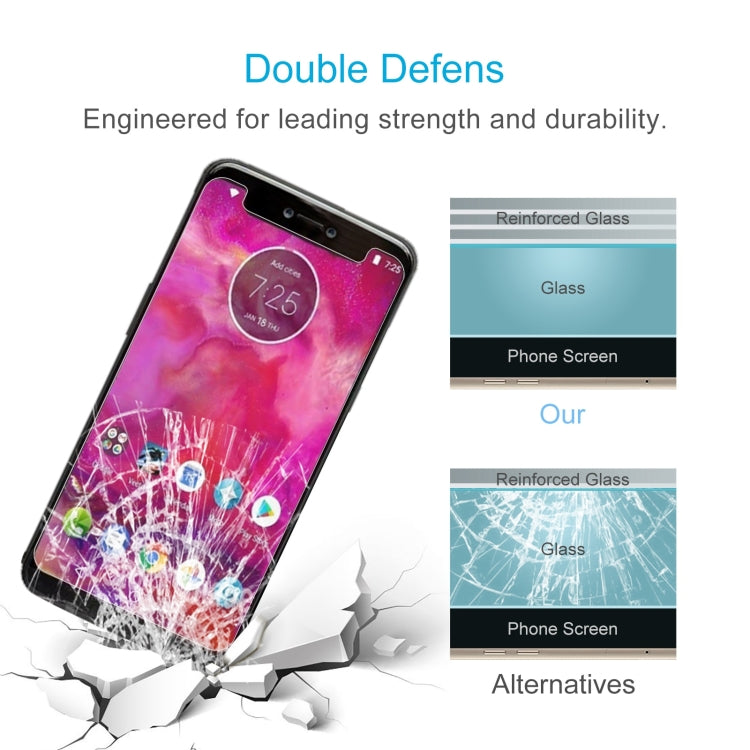 50 PCS 0.26mm 9H 2.5D Tempered Glass Film For Motorola Moto X5