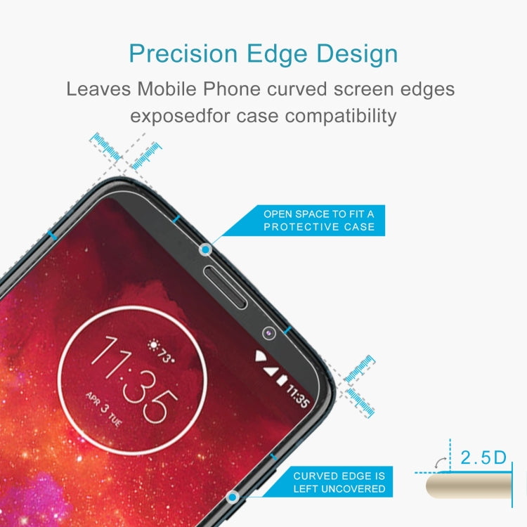 50 PCS 0.26mm 9H 2.5D Tempered Glass Film For Motorola Moto Z3