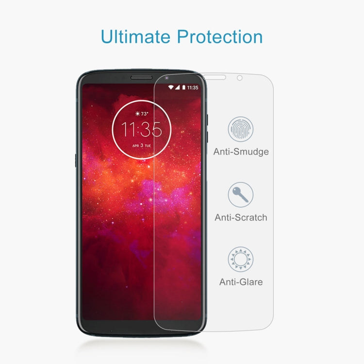 50 PCS 0.26mm 9H 2.5D Tempered Glass Film For Motorola Moto Z3