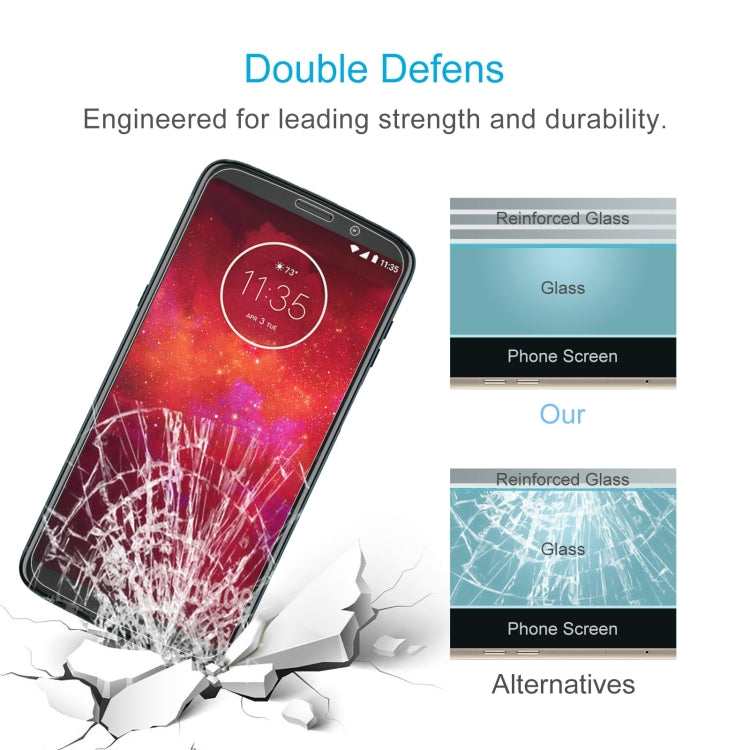 50 PCS 0.26mm 9H 2.5D Tempered Glass Film For Motorola Moto Z3