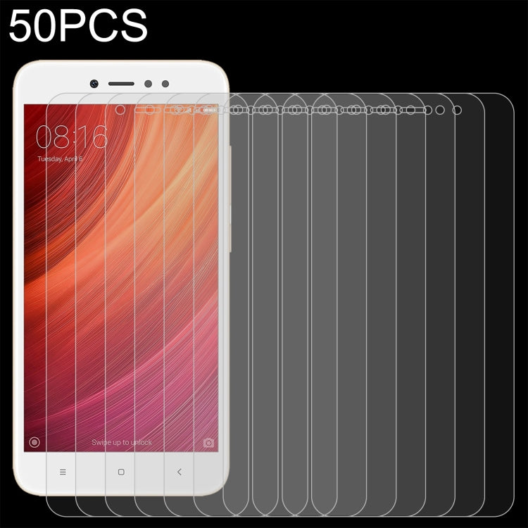 50 PCS 0.26mm 9H 2.5D Tempered Glass Film For Xiaomi Redmi Note 5A Pro