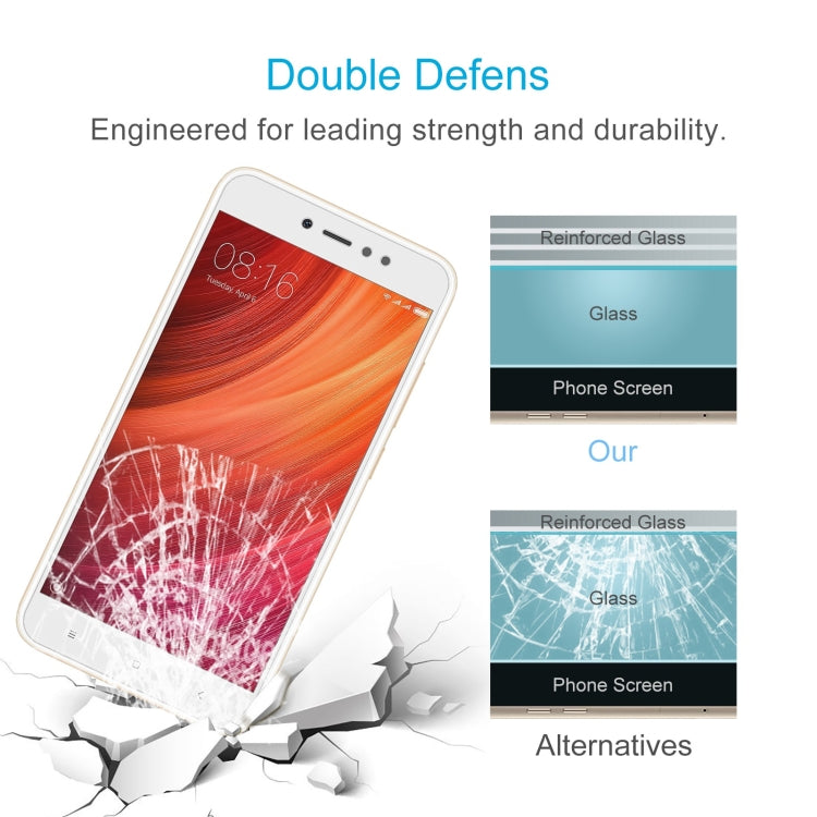 50 PCS 0.26mm 9H 2.5D Tempered Glass Film For Xiaomi Redmi Note 5A Pro