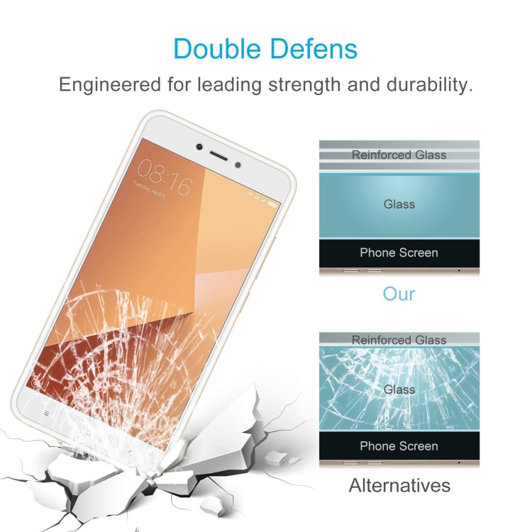 50 PCS 0.26mm 9H 2.5D Tempered Glass Film For Xiaomi Redmi Y1 Lite