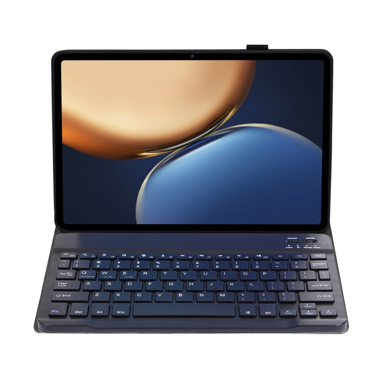 AHV7 Lambskin Texture Ultra-thin Bluetooth Keyboard Leather Tablet Case For Honor Tablet V7 Pro