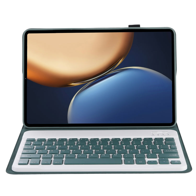 AHV7 Lambskin Texture Ultra-thin Bluetooth Keyboard Leather Tablet Case For Honor Tablet V7 Pro