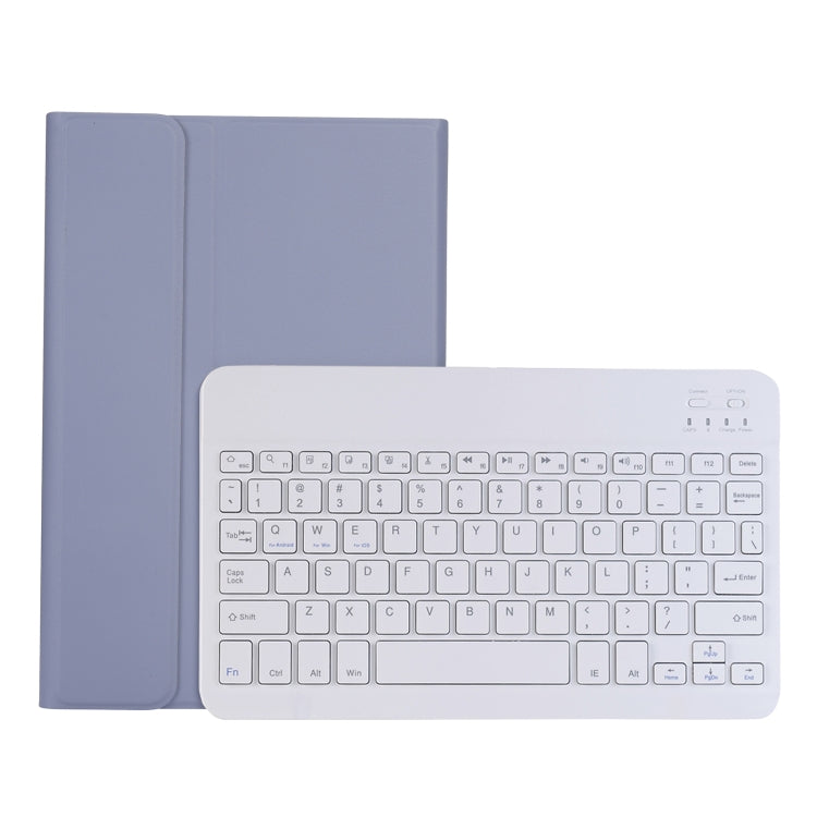 AHV7 Lambskin Texture Ultra-thin Bluetooth Keyboard Leather Tablet Case For Honor Tablet V7 Pro