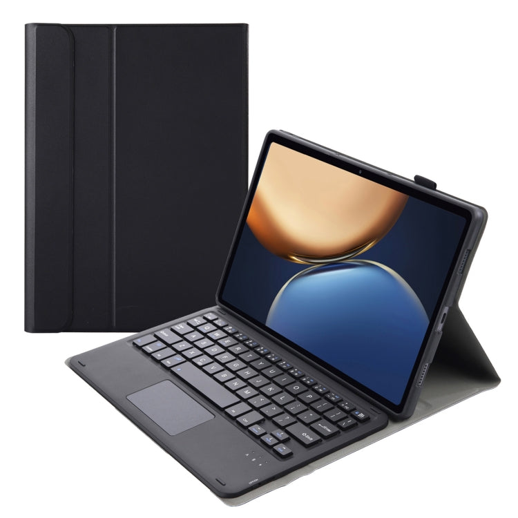 AHV7-A Lambskin Texture Ultra-thin Bluetooth Keyboard Leather Tablet Case with Touchpad For Honor Tablet V7 Pro