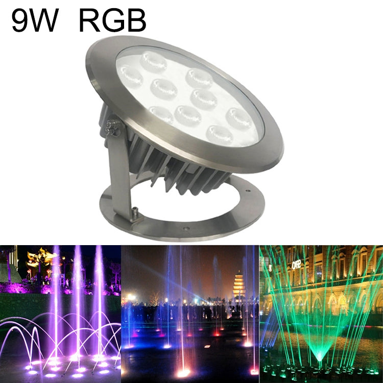 9W Square Park Landscape LED Underwater Light Pool Light