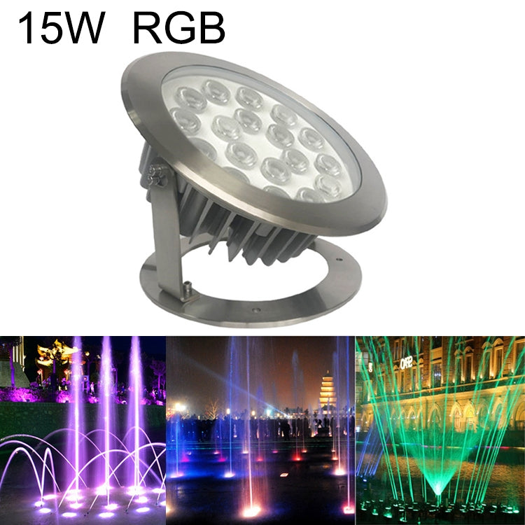 15W Square Park Landscape LED Underwater Light Pool Light