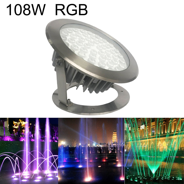 108W Square Park Landscape LED Underwater Light Pool Light