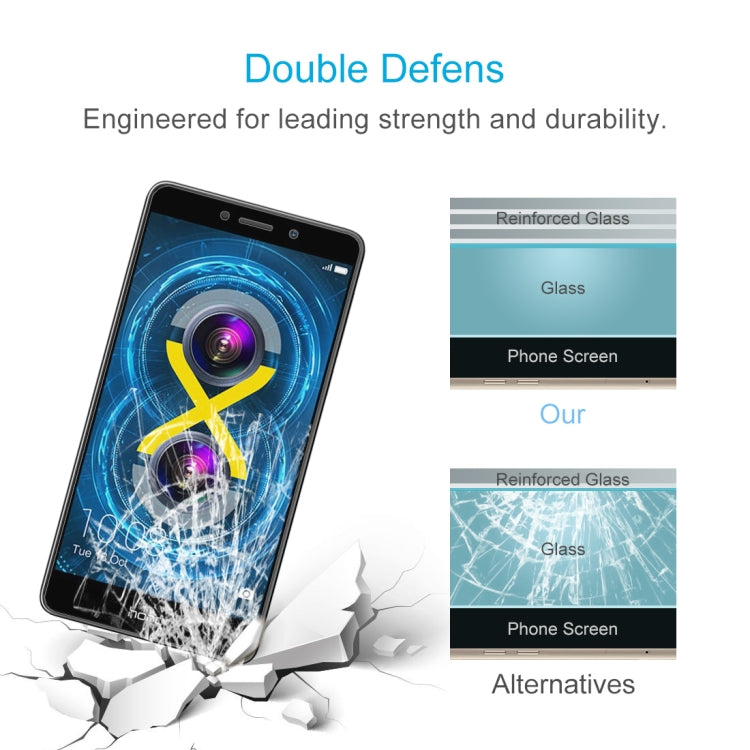 0.26mm 9H 2.5D Tempered Glass Film For Honor 6x