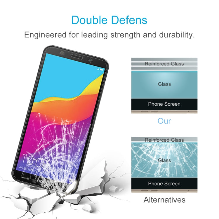 0.26mm 9H 2.5D Tempered Glass Film For Honor 7S