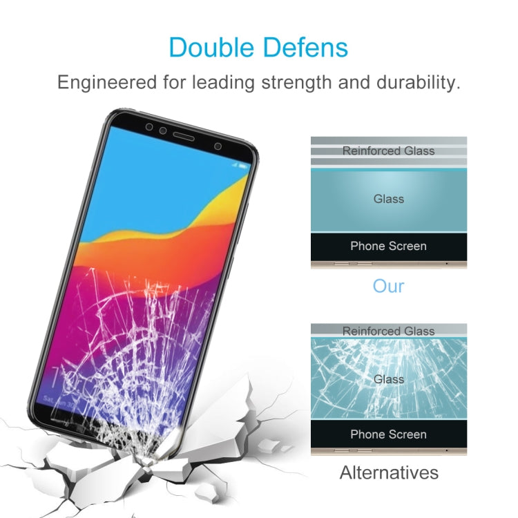 10 PCS 0.26mm 9H 2.5D Tempered Glass Film For Honor 7A Pro