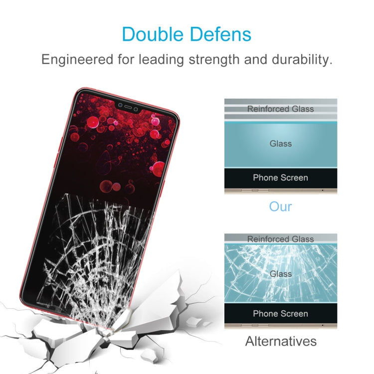 10 PCS 0.26mm 9H 2.5D Tempered Glass Film For OPPO F7