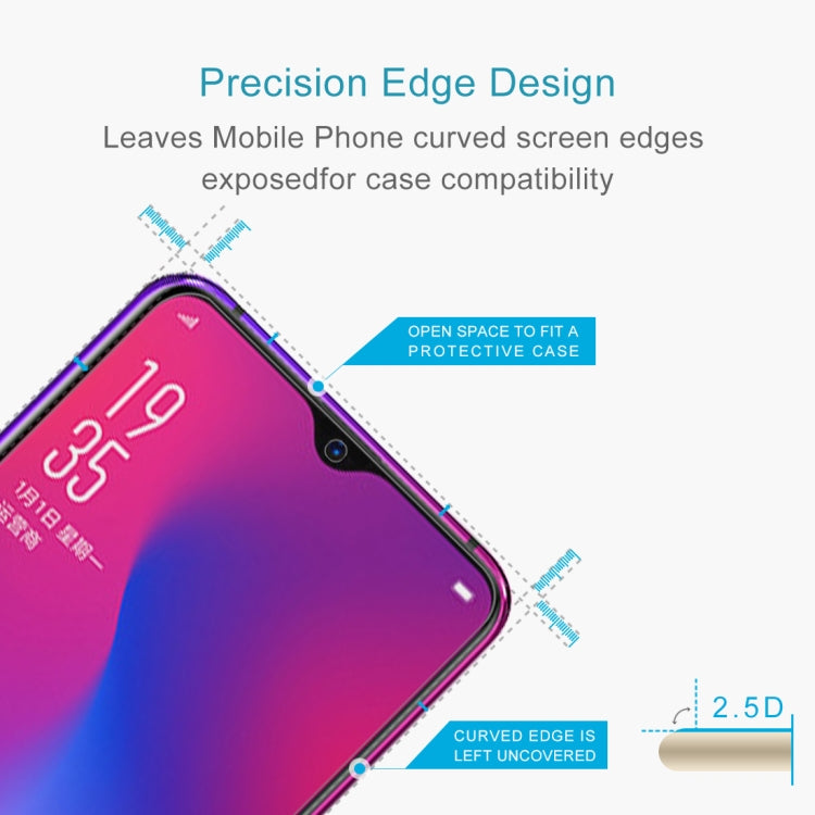 10 PCS 0.26mm 9H 2.5D Tempered Glass Film For OPPO R19