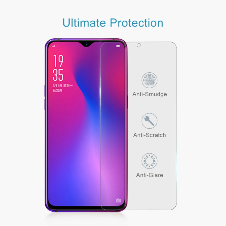 10 PCS 0.26mm 9H 2.5D Tempered Glass Film For OPPO R19