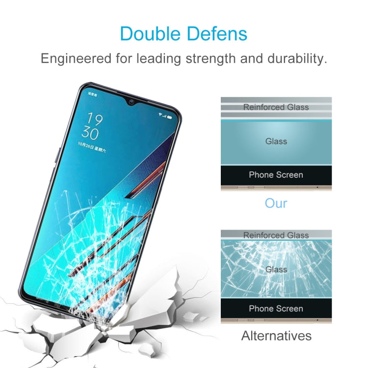 10 PCS 0.26mm 9H 2.5D Tempered Glass Film For OPPO Reno3 A