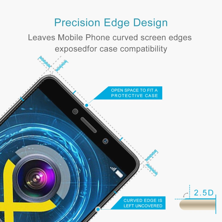 50 PCS 0.26mm 9H 2.5D Tempered Glass Film For Honor 6x
