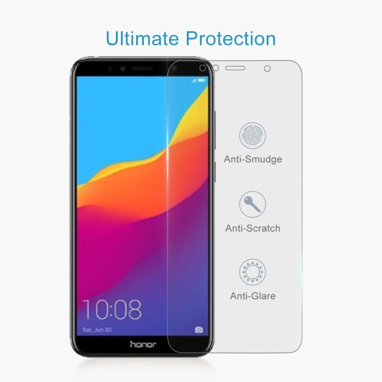 50 PCS 0.26mm 9H 2.5D Tempered Glass Film For Honor 7A Pro
