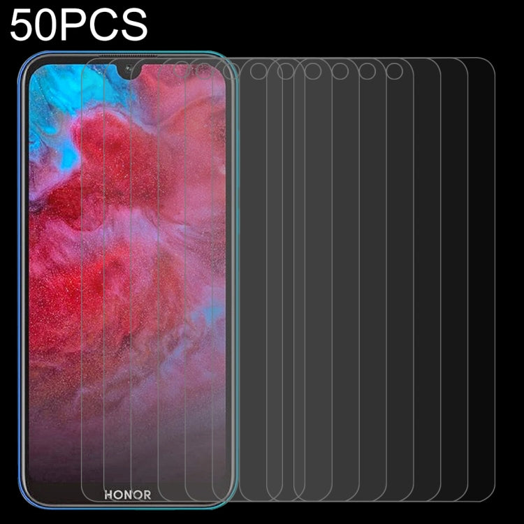 50 PCS 0.26mm 9H 2.5D Tempered Glass Film For Honor 8S 2020