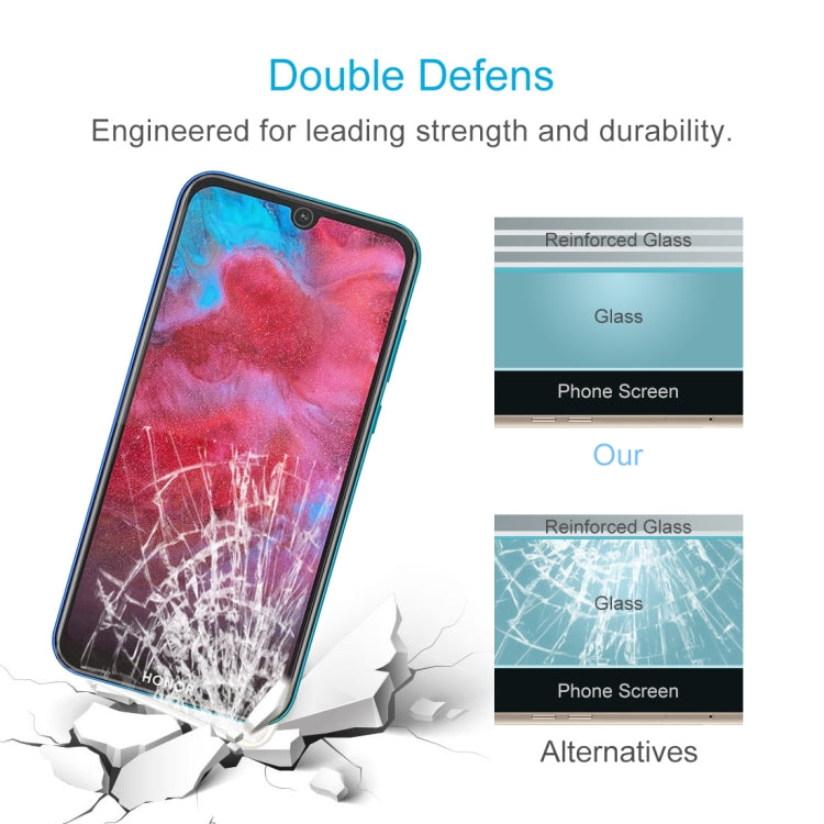 50 PCS 0.26mm 9H 2.5D Tempered Glass Film For Honor 8S 2020