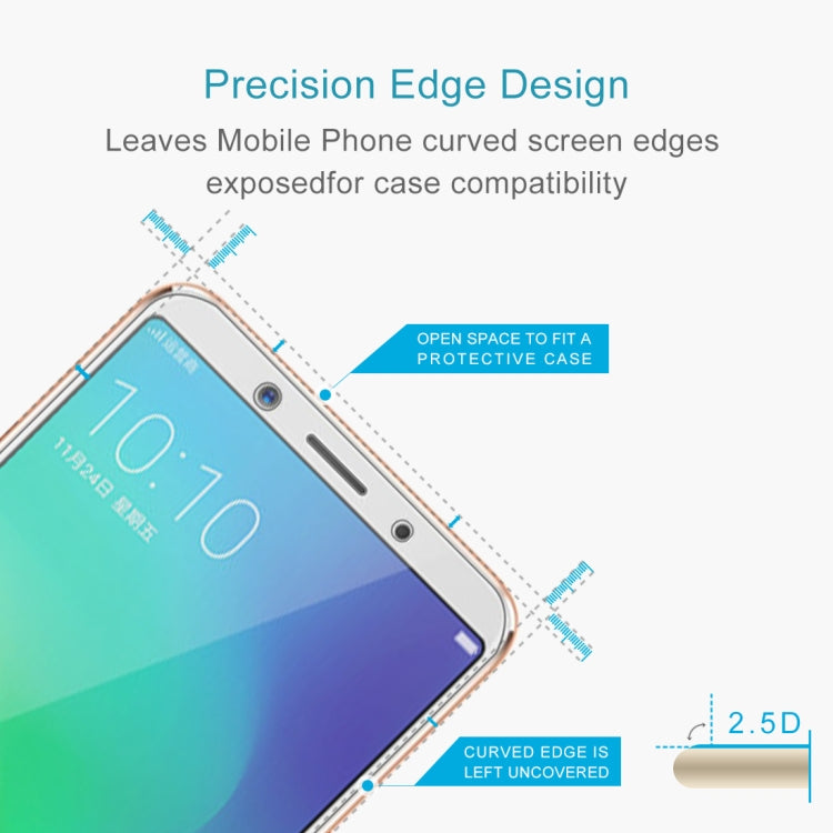 50 PCS 0.26mm 9H 2.5D Tempered Glass Film For Huawei Y7 Pro 2018