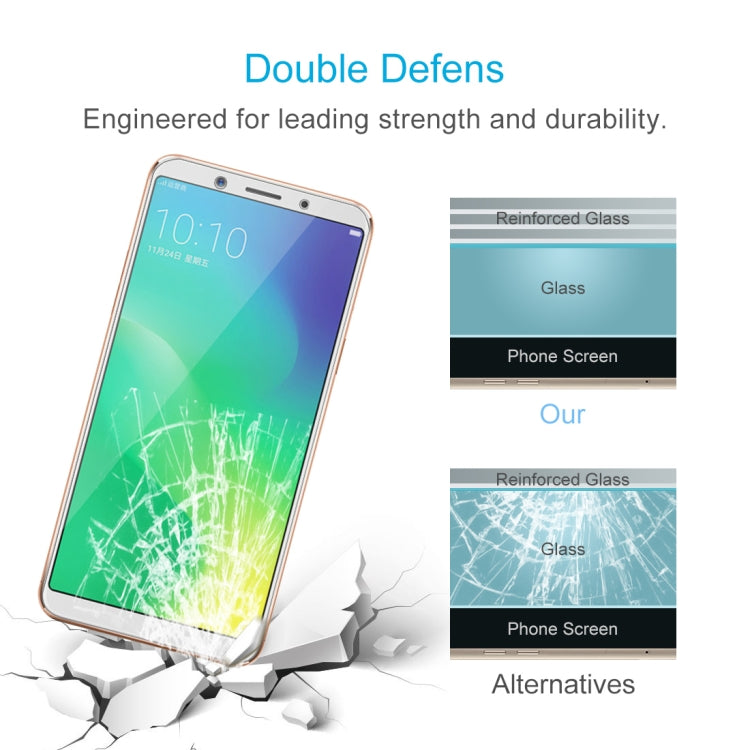 50 PCS 0.26mm 9H 2.5D Tempered Glass Film For Huawei Y7 Pro 2018