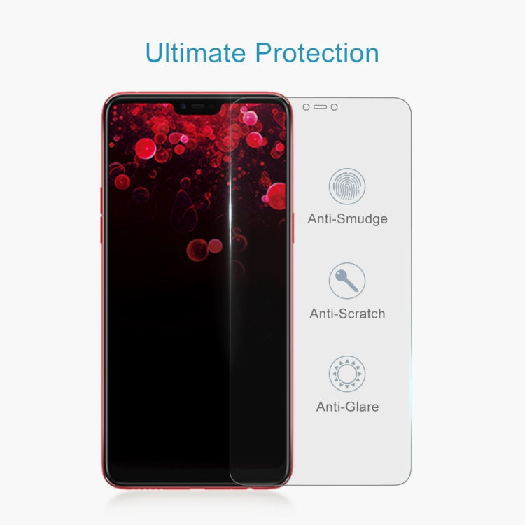 50 PCS 0.26mm 9H 2.5D Tempered Glass Film For OPPO F7