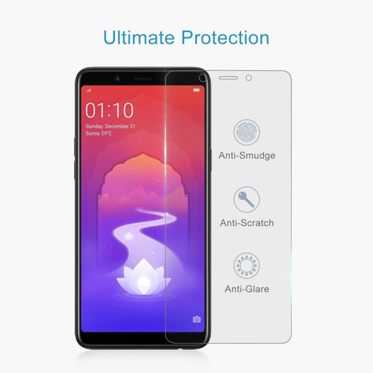50 PCS 0.26mm 9H 2.5D Tempered Glass Film For OPPO Realme 1