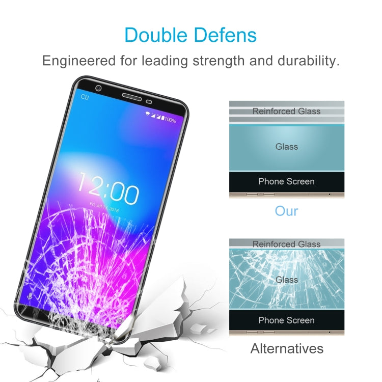 10 PCS 0.26mm 9H 2.5D Tempered Glass Film For Oukitel C11