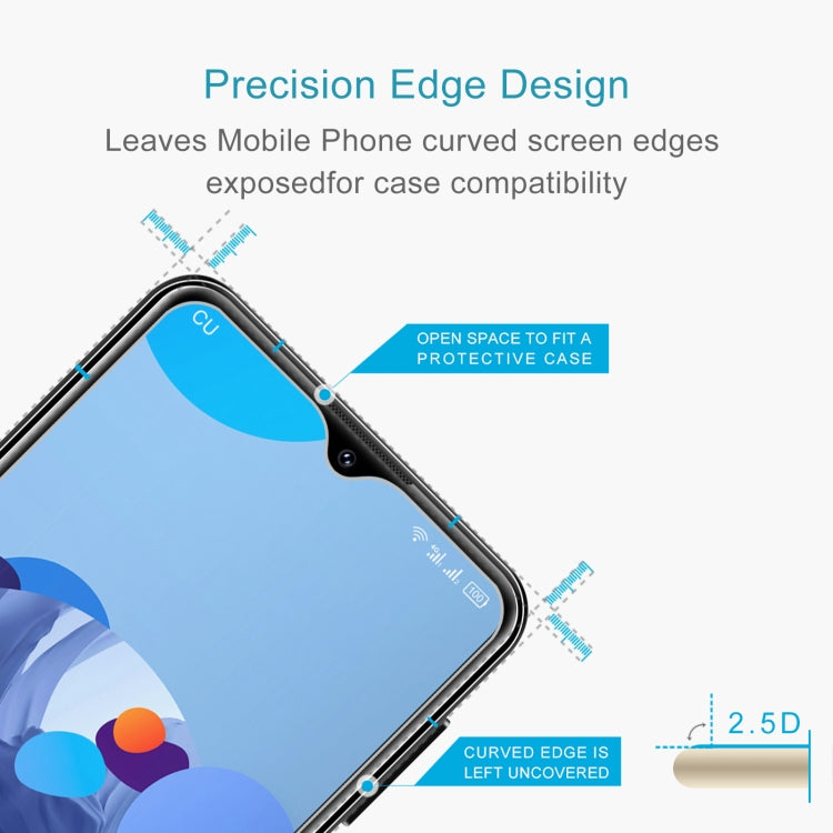 10 PCS 0.26mm 9H 2.5D Tempered Glass Film For Oukitel C19
