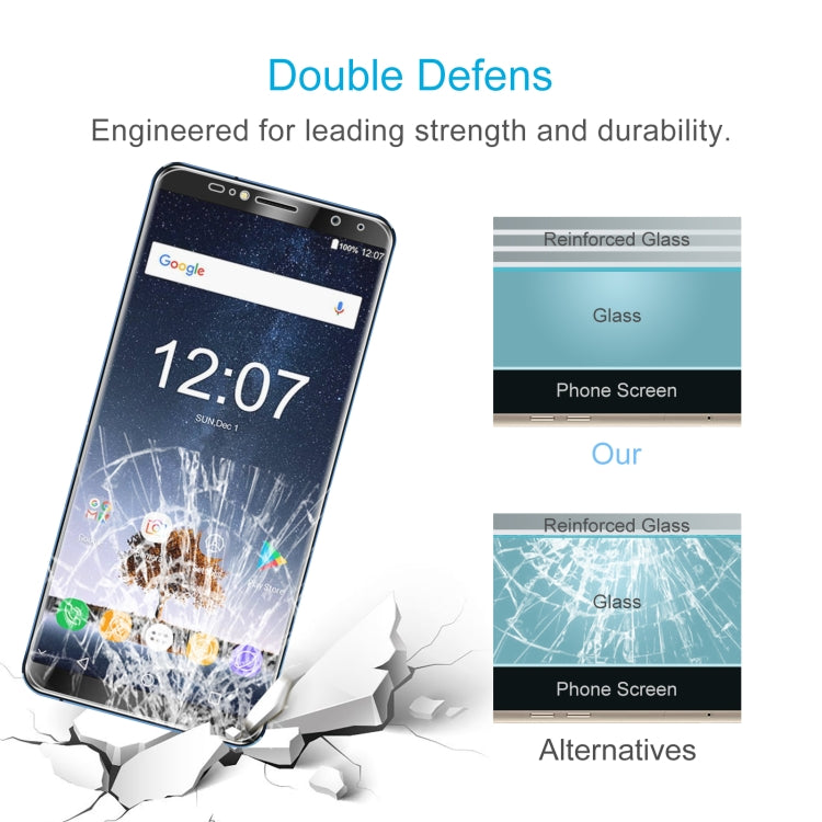 10 PCS 0.26mm 9H 2.5D Tempered Glass Film For Oukitel K6