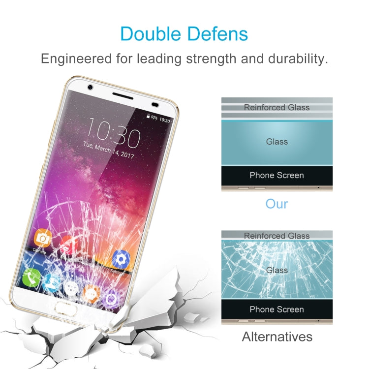 10 PCS 0.26mm 9H 2.5D Tempered Glass Film For Oukitel K6000 Plus
