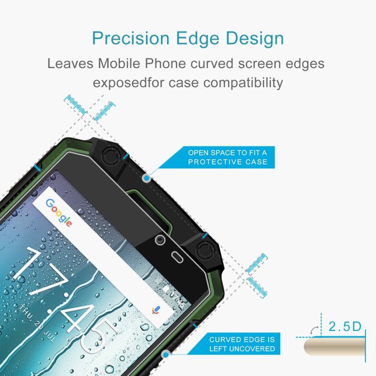 10 PCS 0.26mm 9H 2.5D Tempered Glass Film For Oukitel K10000 MAX