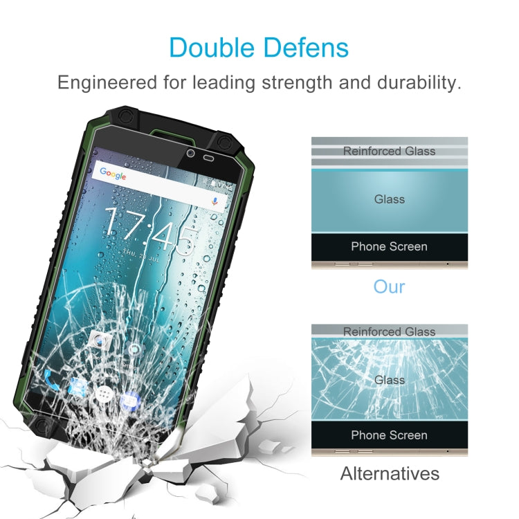 10 PCS 0.26mm 9H 2.5D Tempered Glass Film For Oukitel K10000 MAX