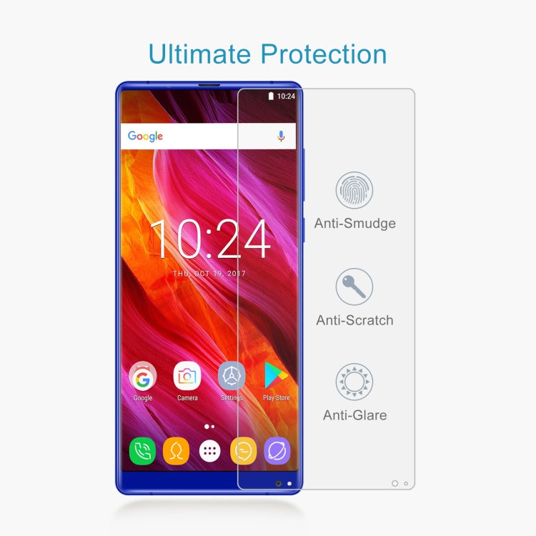 10 PCS 0.26mm 9H 2.5D Tempered Glass Film For Oukitel MIX 2