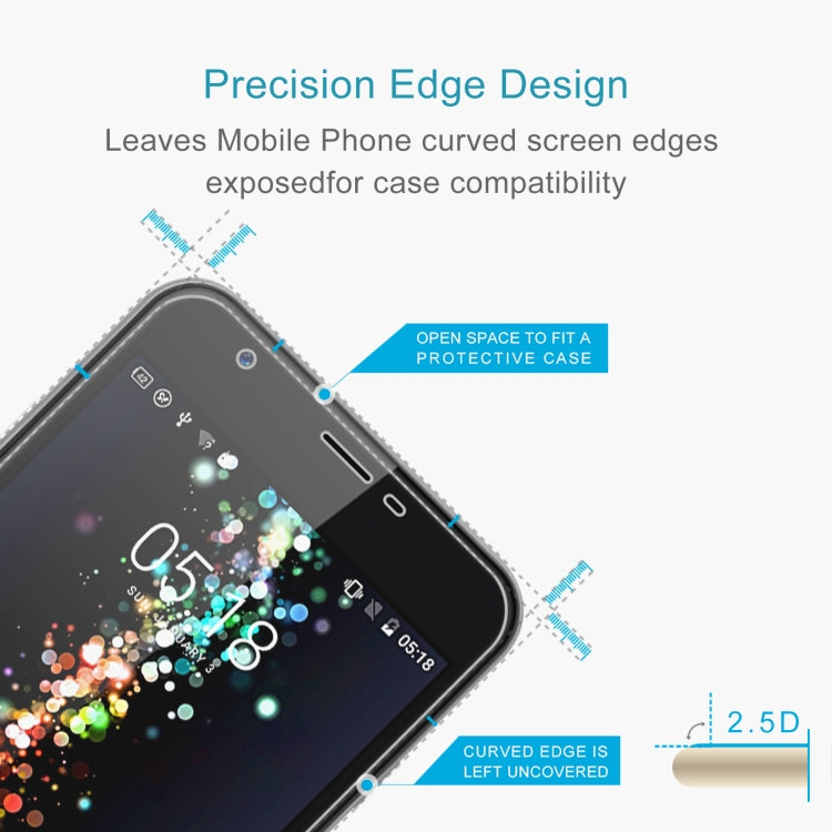 10 PCS 0.26mm 9H 2.5D Tempered Glass Film For Oukitel U7 Plus