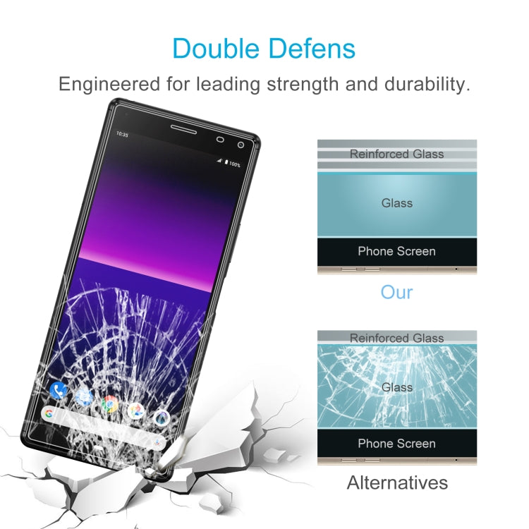 10 PCS 0.26mm 9H 2.5D Tempered Glass Film For Sony Xperia 8 Lite