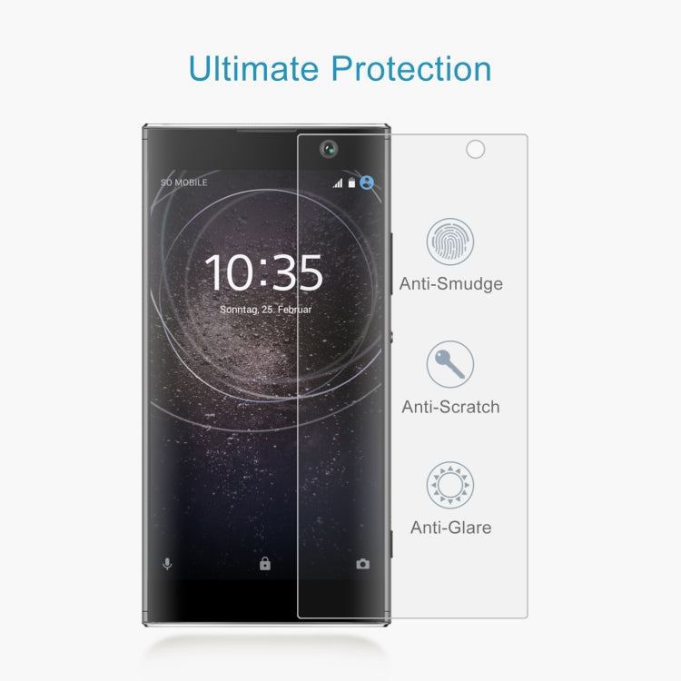 10 PCS 0.26mm 9H 2.5D Tempered Glass Film For Sony Xperia XA2